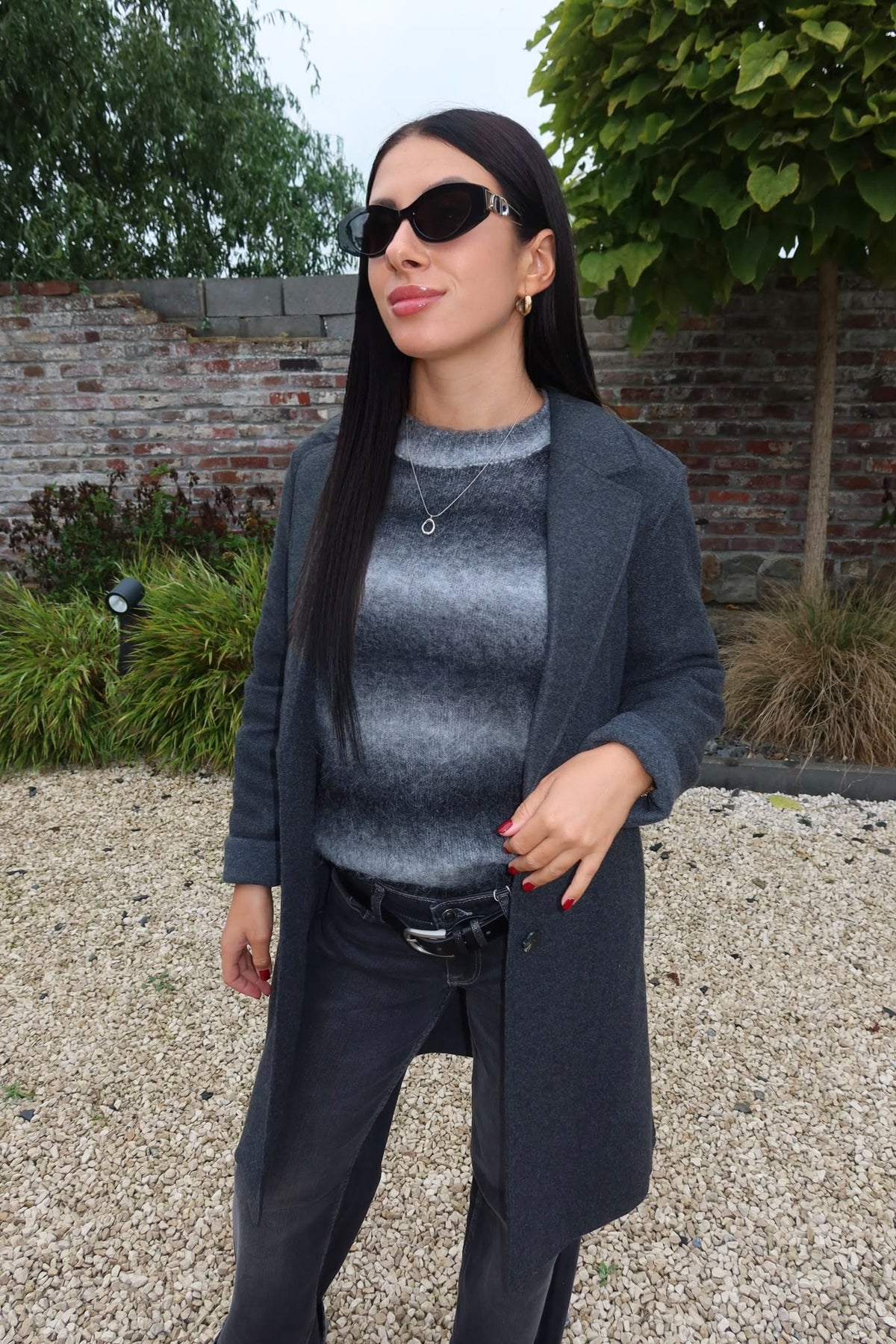 Manteau Carrie Dark Grey - Only