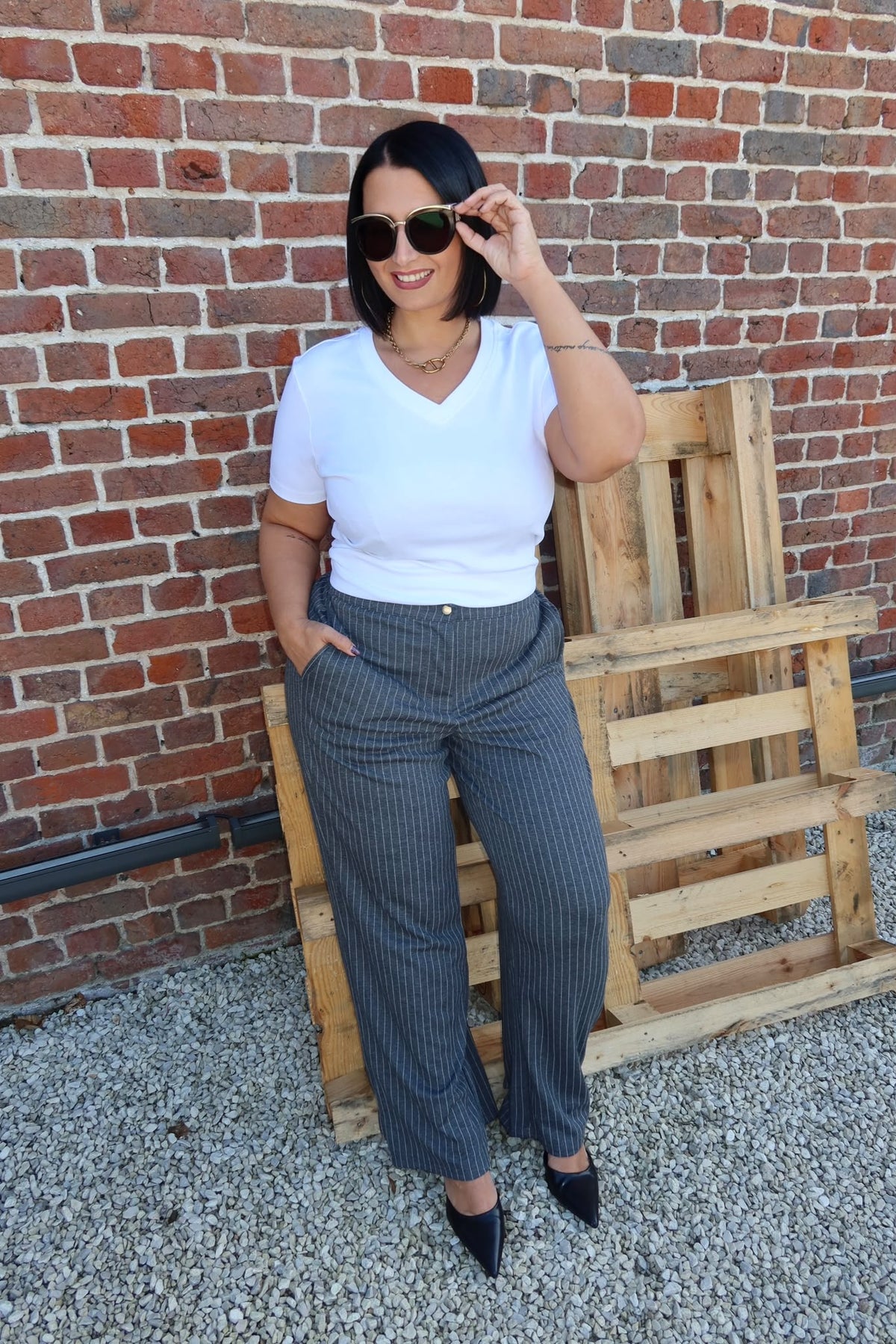 Pantalon Mel Gris - Carmakoma