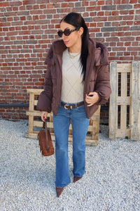 Doudoune Cornelia Marron - Only