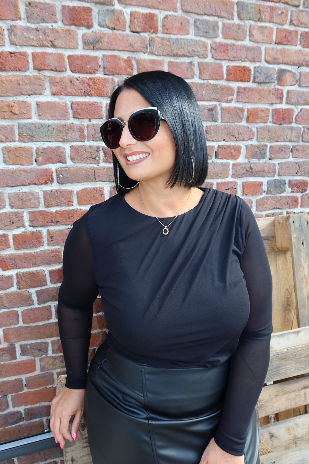 Blouse Sara Noir - Carmakoma