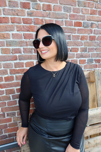 Blouse Sara Noir - Carmakoma