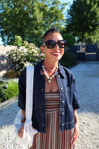 Veste Cleo Dark blue denim