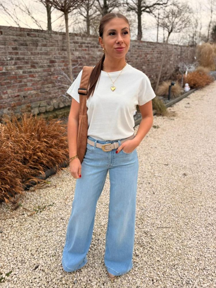 T-shirt Erica Blanc