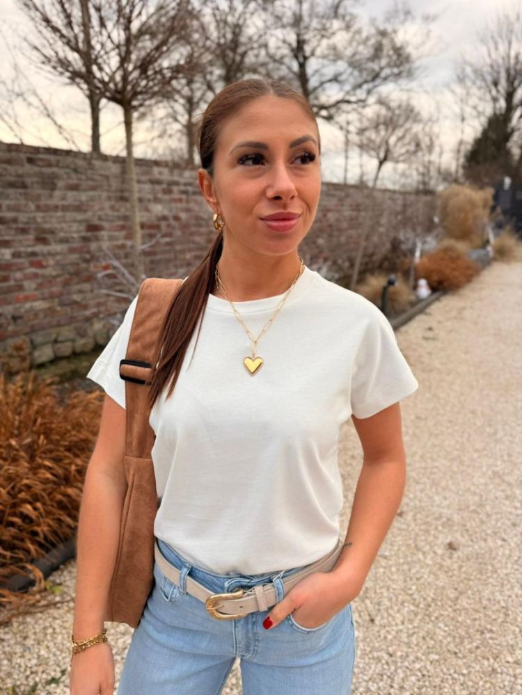 T-shirt Erica Blanc