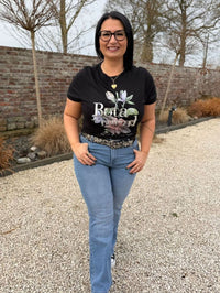 T-shirt Payton Black / Botanic