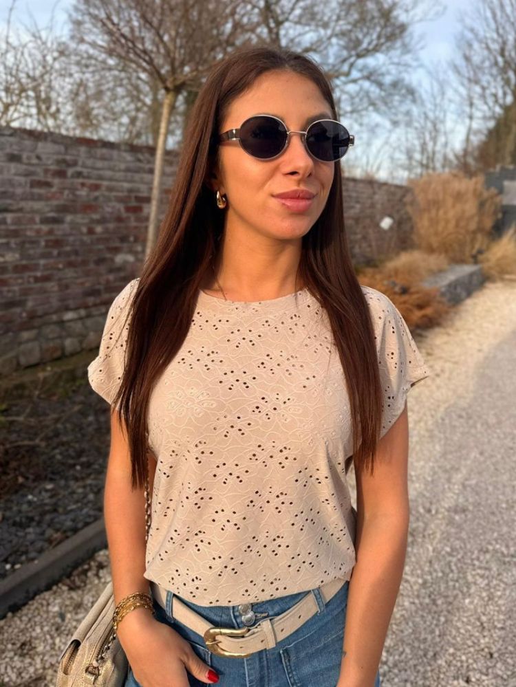 T-shirt Smilla Taupe