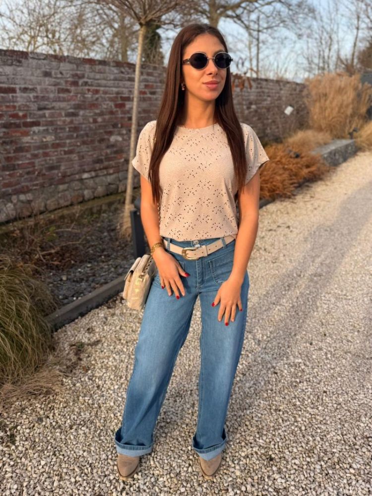 T-shirt Smilla Taupe
