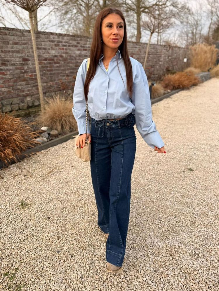 Chemise Hazel Bleu