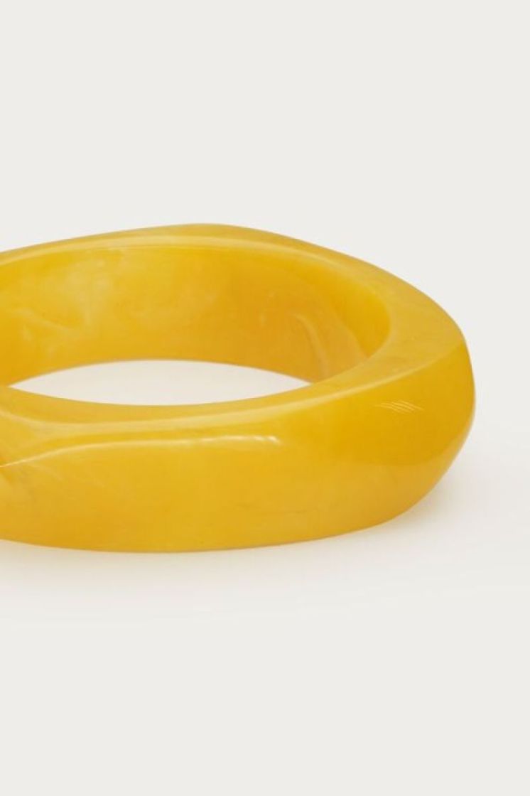 Bracelet en résine Jaune