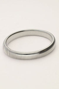 Bracelet jonc Bold midi élastique Argenté