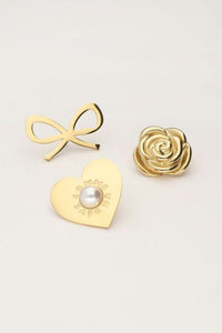 Set de broches Vintage Doré