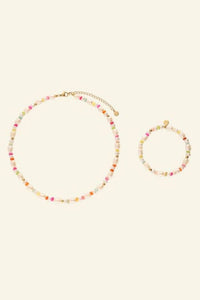Coffret cadeau enfant avec collier et bracelet à perles d'eau douce Default