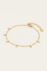 Bracelet trèfles Doré