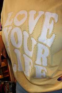 Sweat Sandy Jaune