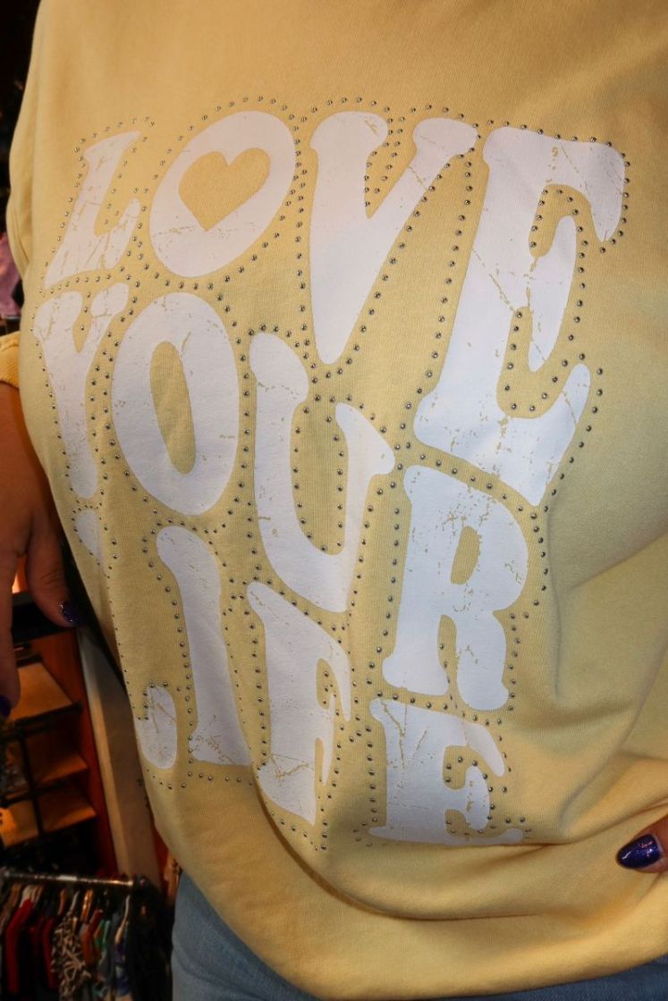 Sweat Sandy Jaune