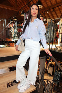 Chemise Paige Ligne bleu