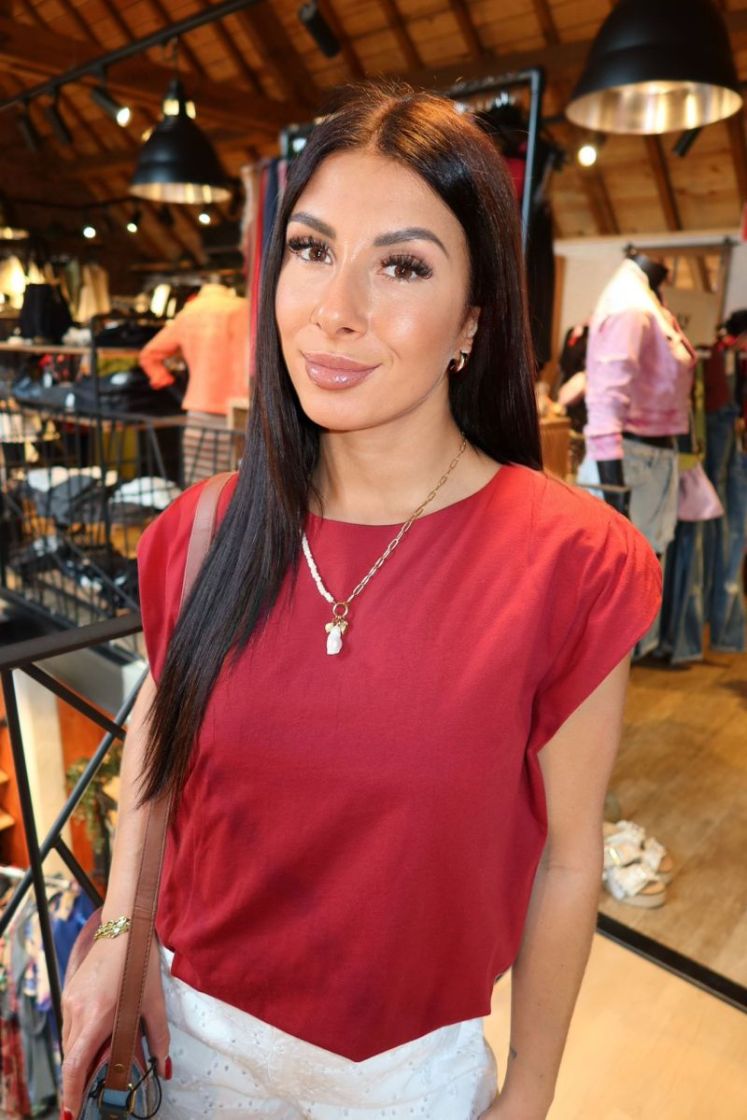 Blouse Mara Bordeaux