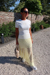 Jupe Tressia Jaune