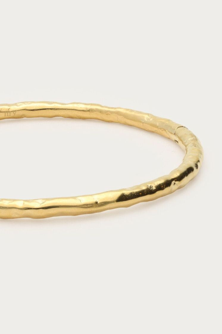 Bracelet jonc Nomads avec structure Doré
