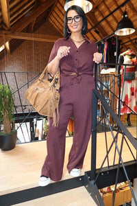 Pantalon Munich Bordeaux