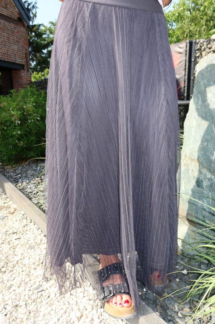 Jupe Lavina Gris foncé