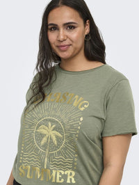 T-shirt Novia Kaki
