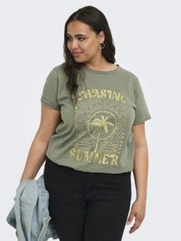T-shirt Novia Kaki