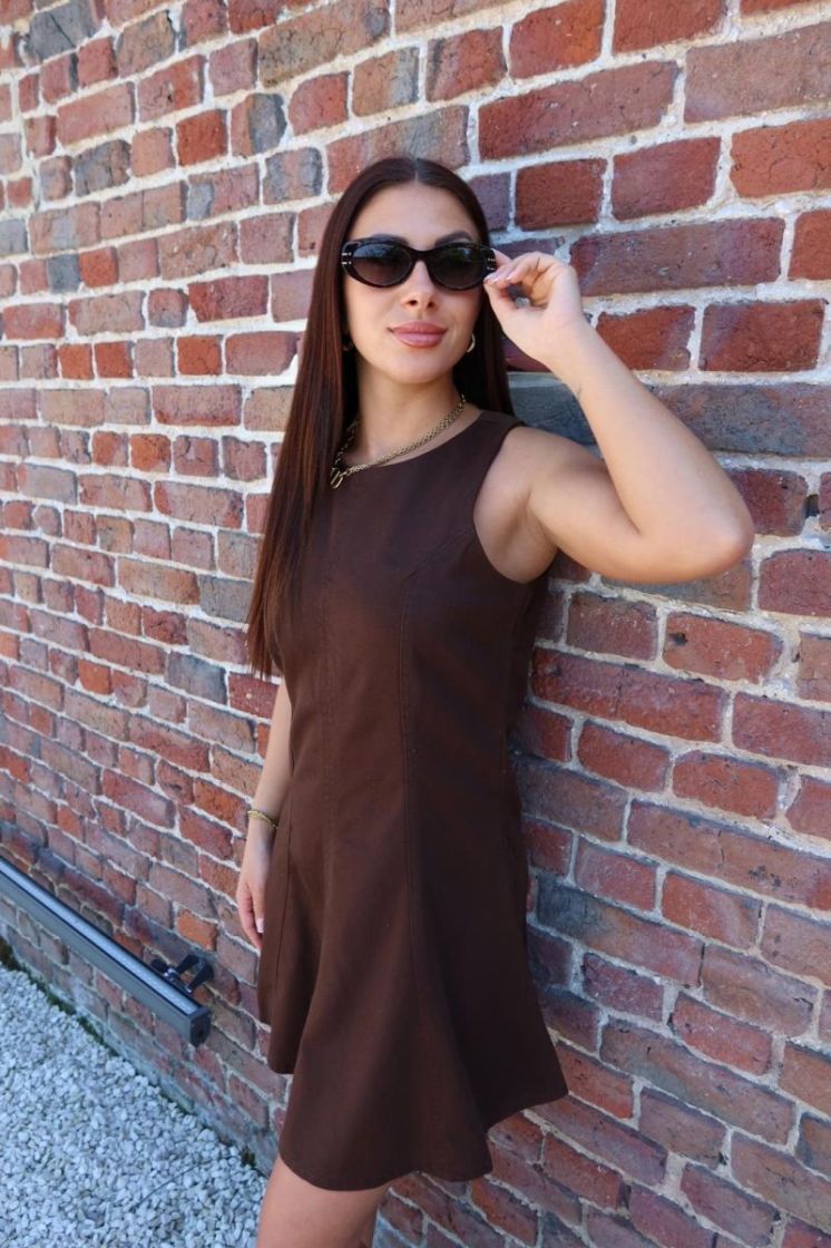 Robe Elody Marron