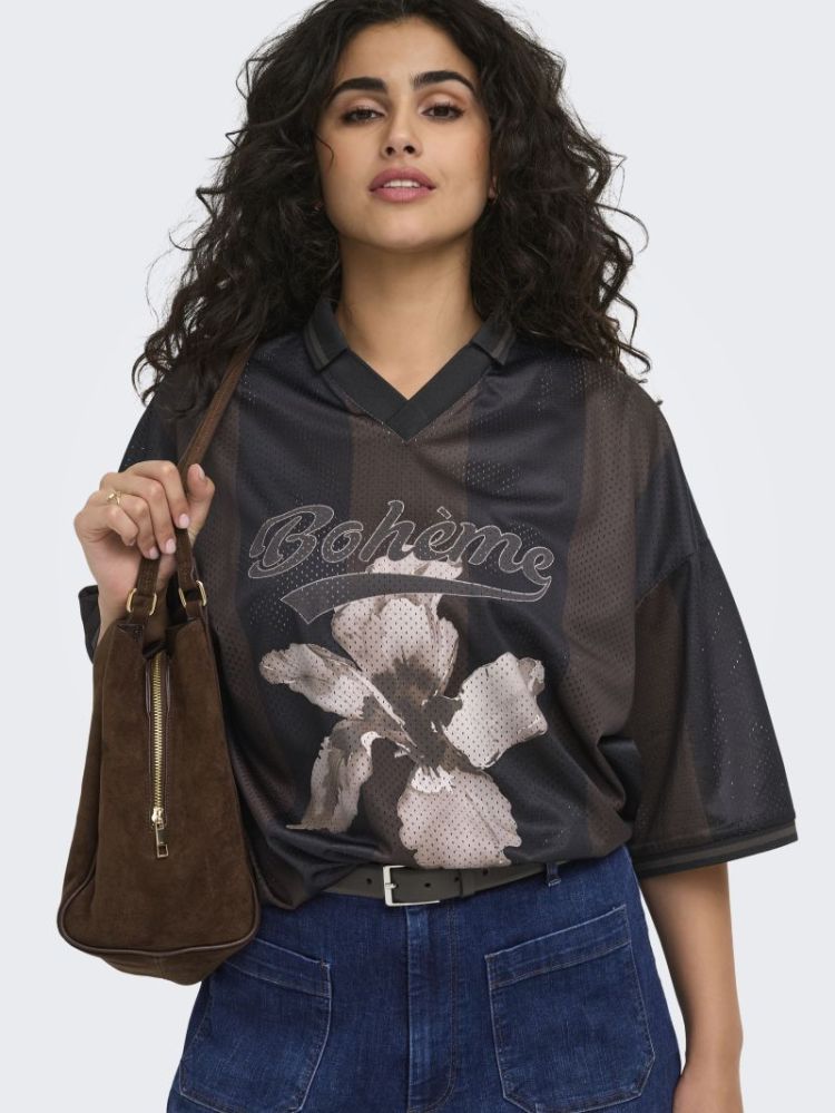 Blouse Zalia Marron