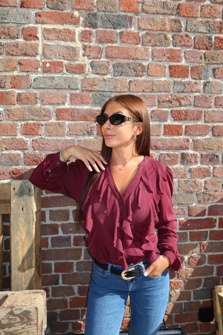 Blouse Uso Bordeau