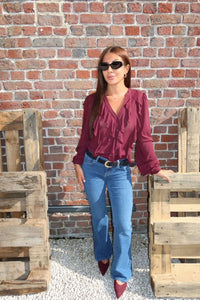 Blouse Uso Bordeau