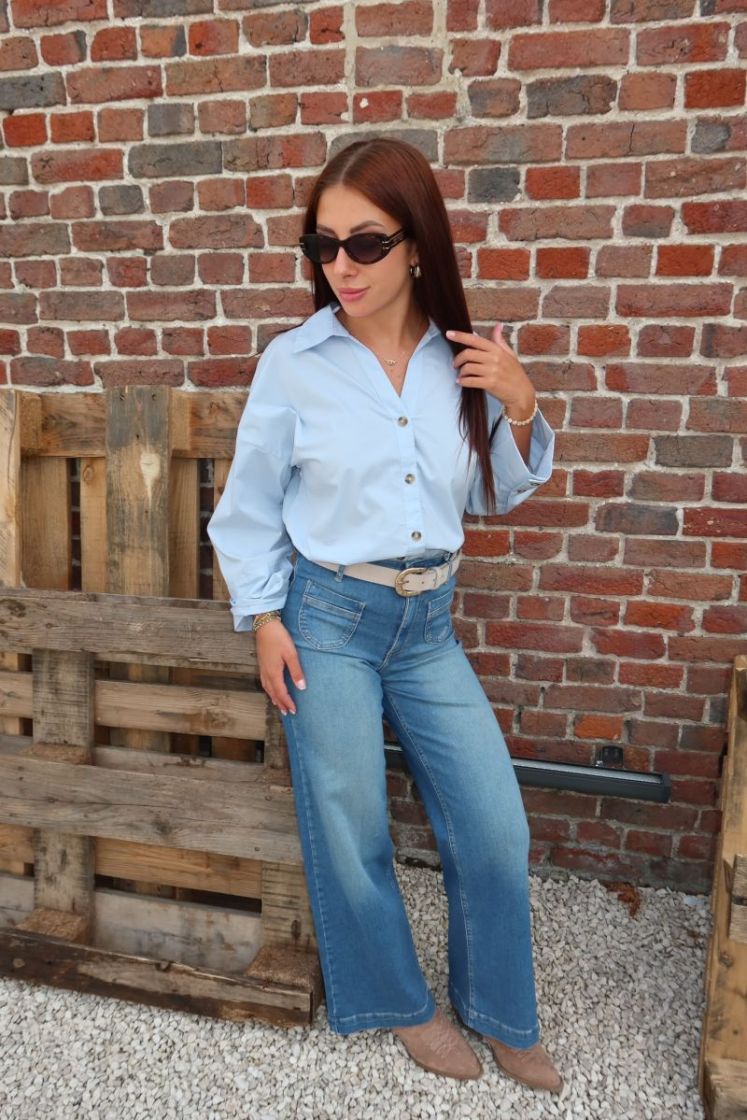 Chemise Saki Bleu