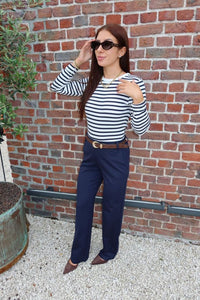 Blouse Lucky Ligne bleu mari