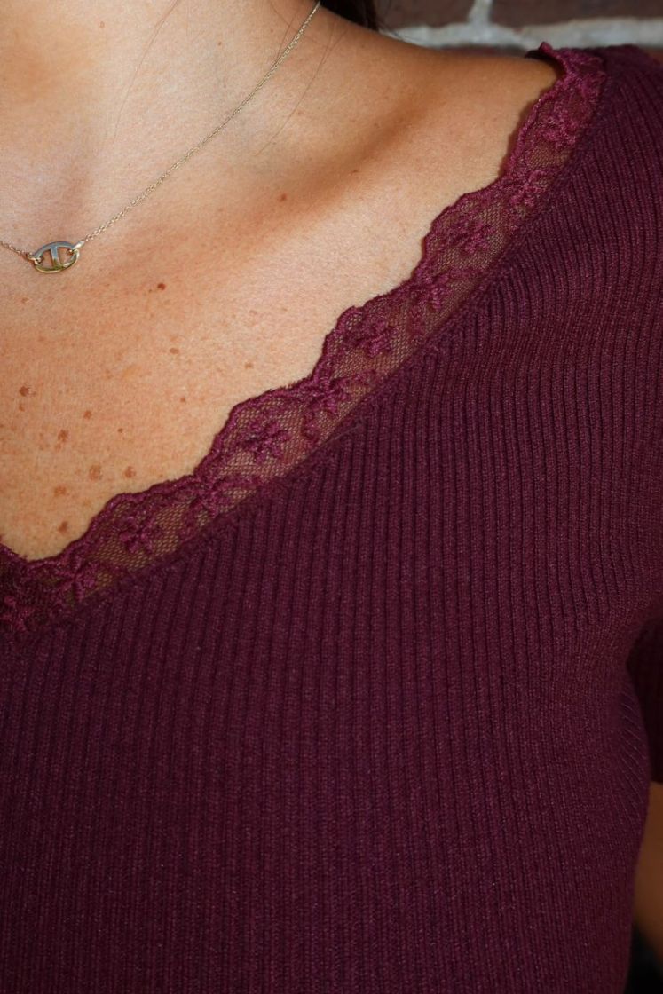 Blouse Nanna Bordeau