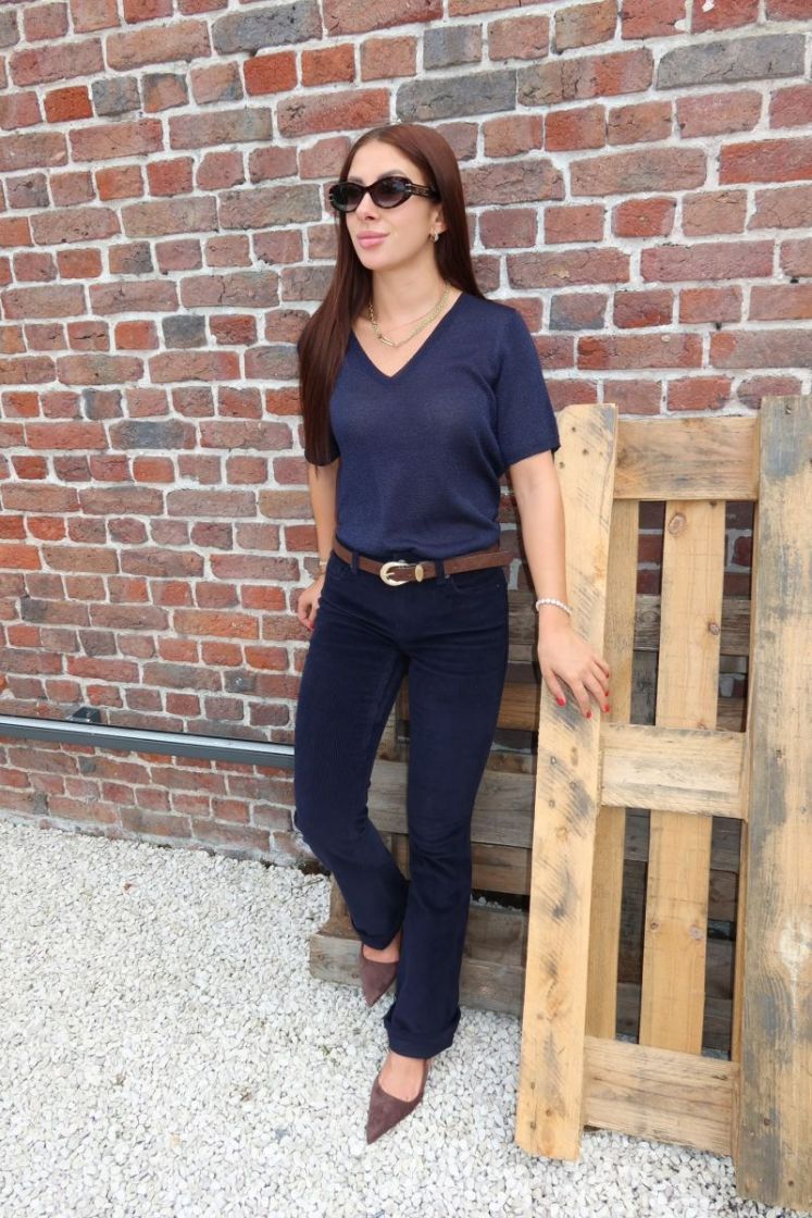 Blouse Bodilla Bleu