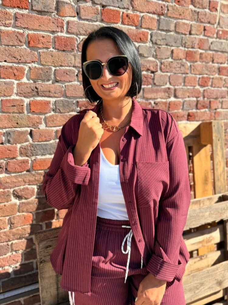 Chemise Everlyn Bordeau