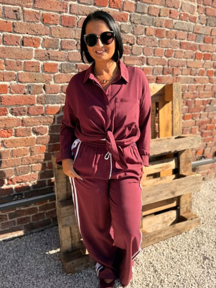 Chemise Everlyn Bordeau