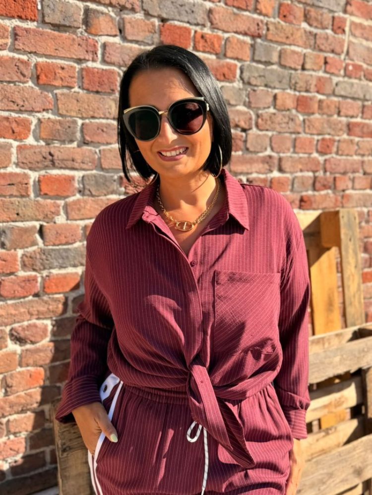Chemise Everlyn Bordeau