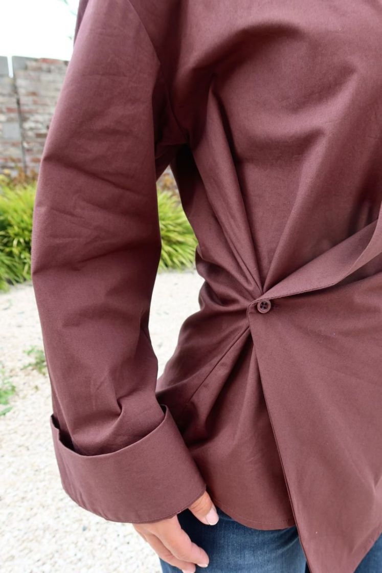 Chemise Iris Marron