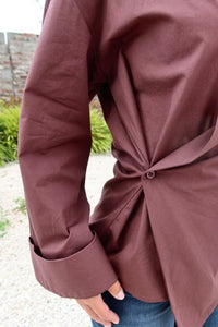 Chemise Iris Marron