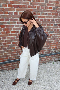 Veste Edith Marron