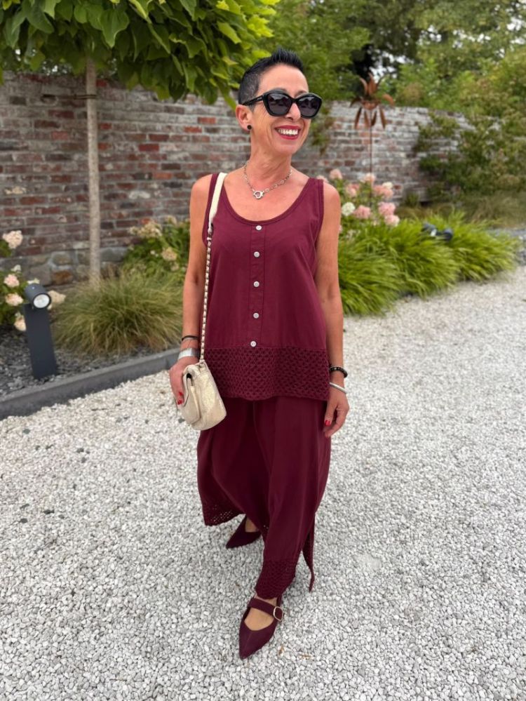 Jupe Christina Bordeau