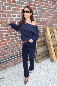 Sweat Rhina Bleu marine