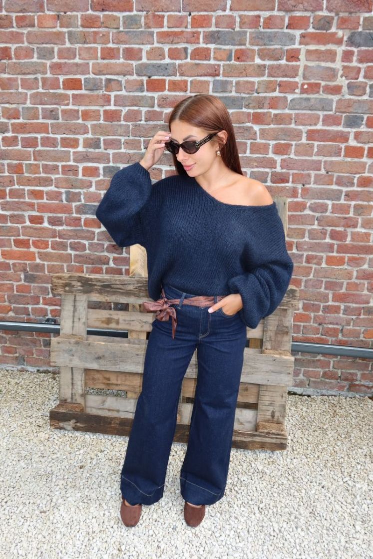 Pull Dinea Bleu marine