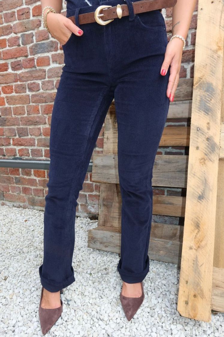 Pantalon Mary Bleu marine
