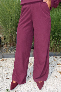 Pantalon Gego Prune