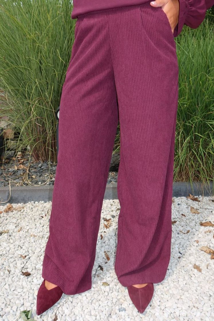 Pantalon Gego Prune