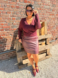 Blouse Nikka Bordeau
