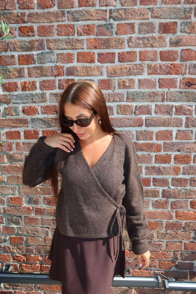 Gilet Livia Choco