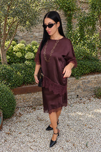 Jupe Faraya Bordeaux - Only